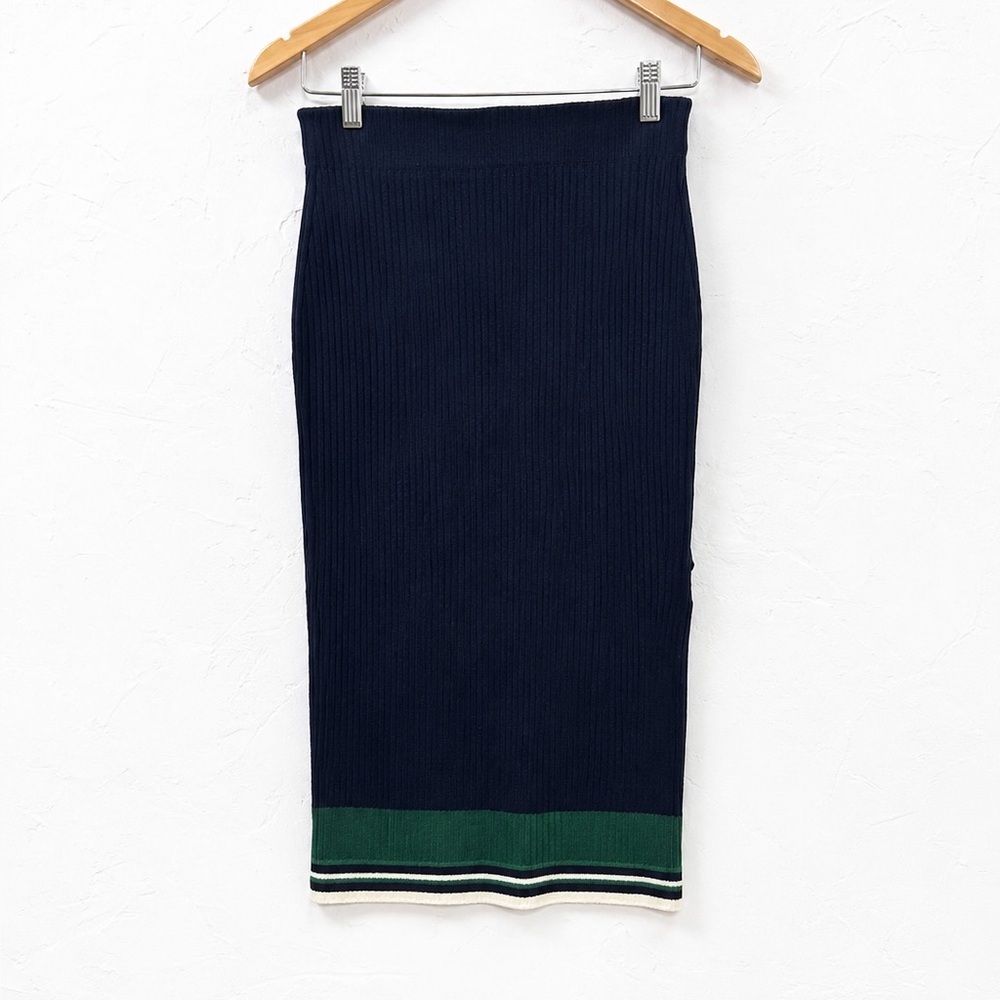 Scotch & Soda Maison Scotch Ribbed Knit Pencil Skirt